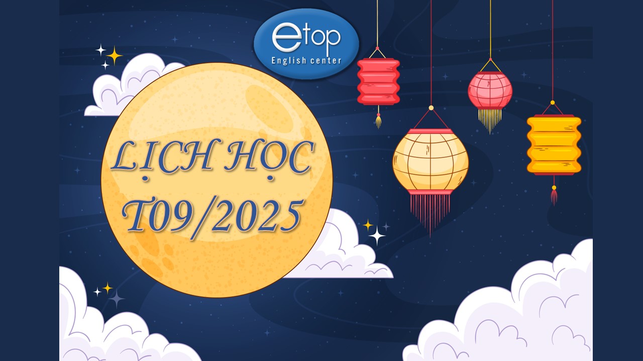 LỊCH HỌC THÁNG 09/2025